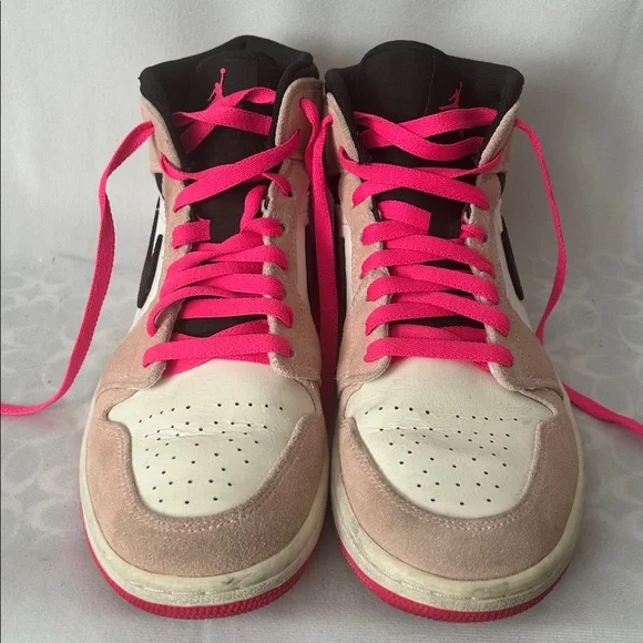 Nike Air Jordan 1 Mid SE Crimson Tint Iconic Sneaker Shoes **Size 8.5** - Picture 3 of 10
